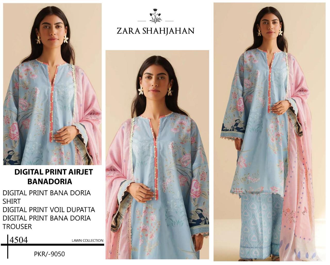 CoCo by Zara Shahjahan AIRJET BANADORIA LAWN